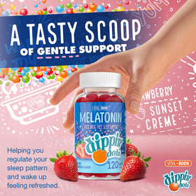 Gummies de mélatonine Vital+Boon 2,5 mg texture
