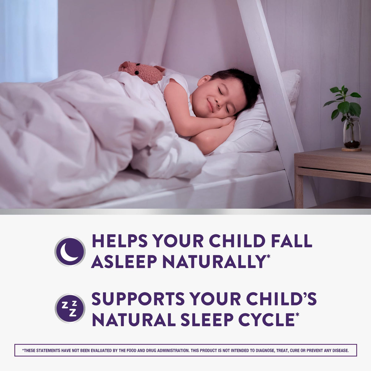 Gummies de mélatonine ZzzQuil Pure Zzzs Kidz 1 mg, prise en main