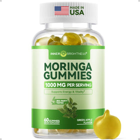 Gummies de Moringa Bio Inner Brightness en pot vue de face