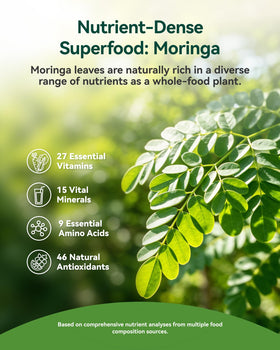 Gummies de Moringa Bio Inner Brightness sur une table