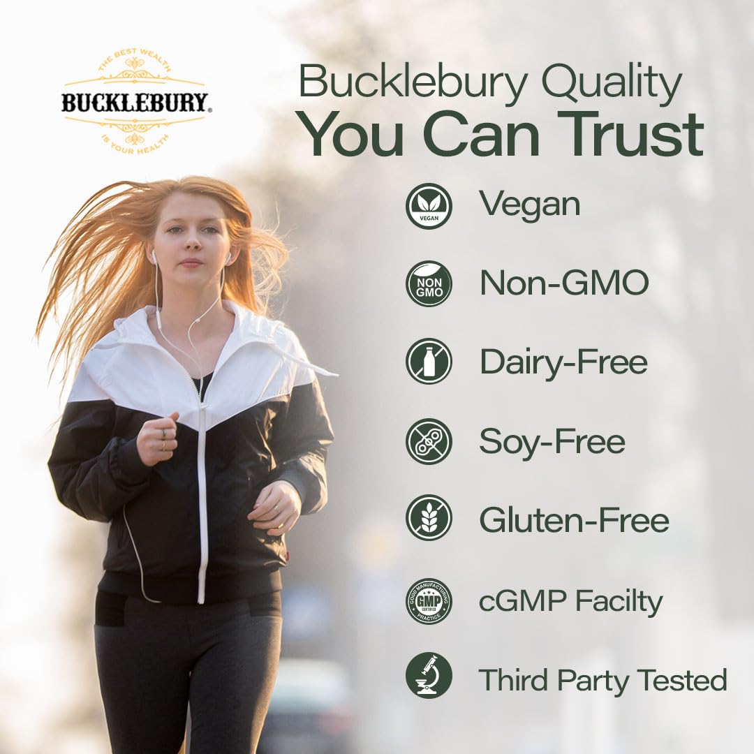 Gummies de mousse de mer BUCKLEBURY sur fond blanc