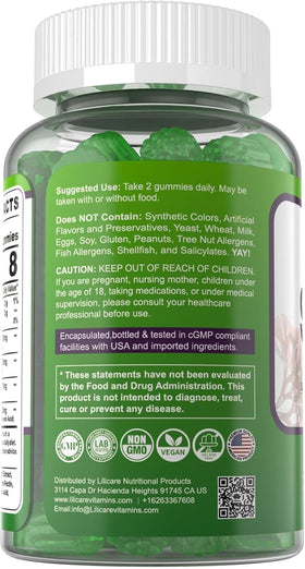Gummies de Mousse de Mer EnvyDeal avec une cuillère
