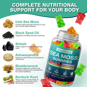 Gummies de Mousse Marine Bio letollhold avec ingrédients naturels