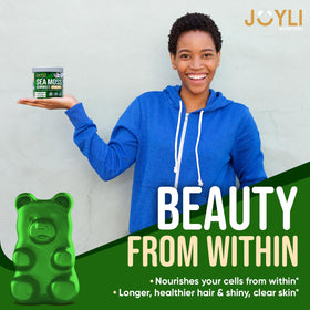 Gummies de mousse marine JOYLI Nutrition, vue latérale du paquet