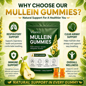 Gummies de Mullein hanachi en gros plan montrant leur texture