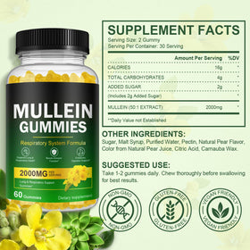 Gummies de Mullein Ruduwu avec une main tenant un bonbon