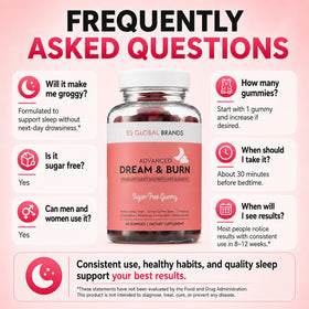 Gummies de Nuit ES Global Brands, en gros plan