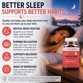 Gummies de Nuit ES Global Brands, présentation sur une table