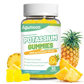 Gummies de potassium Agumoon 1000mg, emballage avant