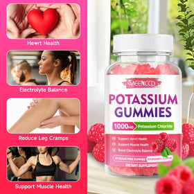 Gummies de Potassium MEENCCD 60 unités avec une main