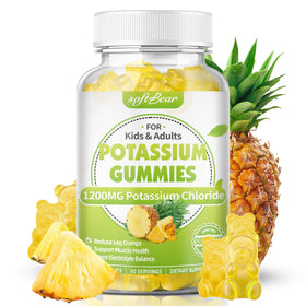 Gummies de potassium softbear 1200mg saveur ananas face avant