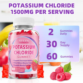 Gummies de potassium XIAAN, en situation de consommation