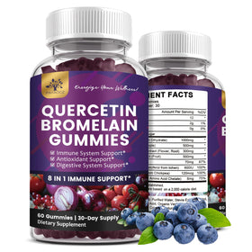 Gummies de Quercétine PAYAOCZ au goût de myrtille, paquet de 2