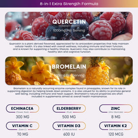 Gummies de Quercétine PAYAOCZ dans un bol, présentation