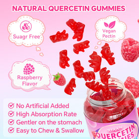 Gummies de quercétine XIAAN, prise par un enfant