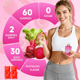Gummies de racine de betterave XIAAN, affichage en mode lifestyle