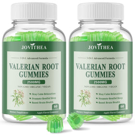 Gummies de racine de valériane bio JOVITHEA, 120 pièces, packaging avant