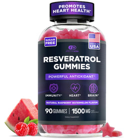 Gummies de resvératrol Effective Nutra 1500mg vue de face