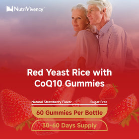 Gummies de riz rouge NutriVivency, vue en situation