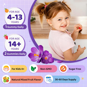 Gummies de Safran CFILIHTC sur fond blanc