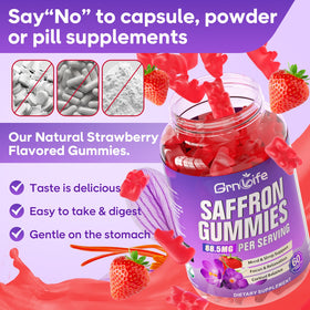 Gummies de safran GrnLife au milieu d'une routine quotidienne