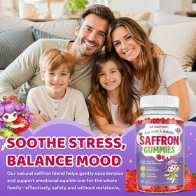 Gummies de Safran GZ HAOYUAN 100mg, vue de côté