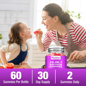 Gummies de safran Haohan avec fruits frais