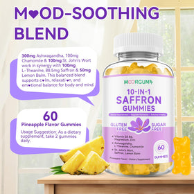 Gummies de Safran MOORGUMY avec étiquette