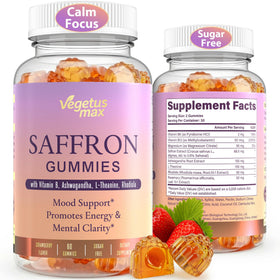 Gummies de Safran VEGETUSMAX 88,5 mg vue de face