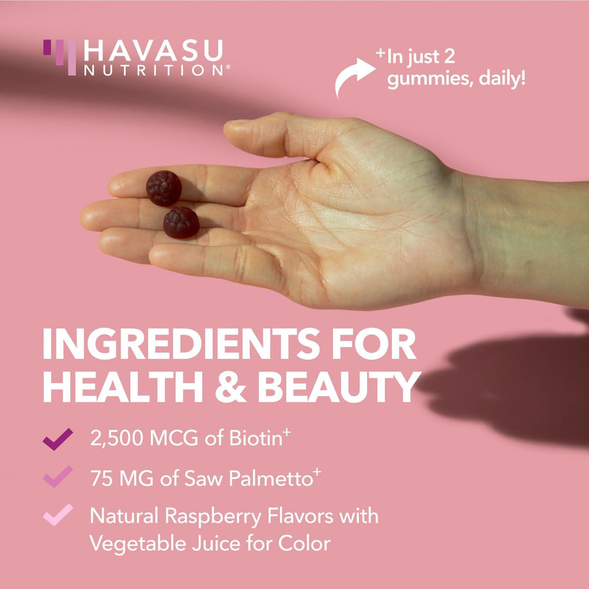 Gummies de Saw Palmetto HAVASU NUTRITION, prise en main