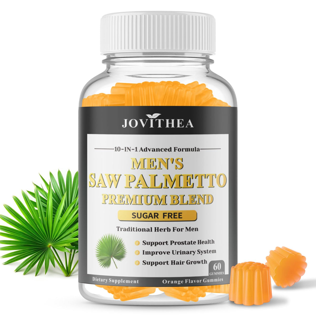 Gummies de Saw Palmetto JOVITHEA 60ct vue de face