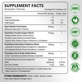 Gummies de Saw Palmetto JOVITHEA pot avec couvercle
