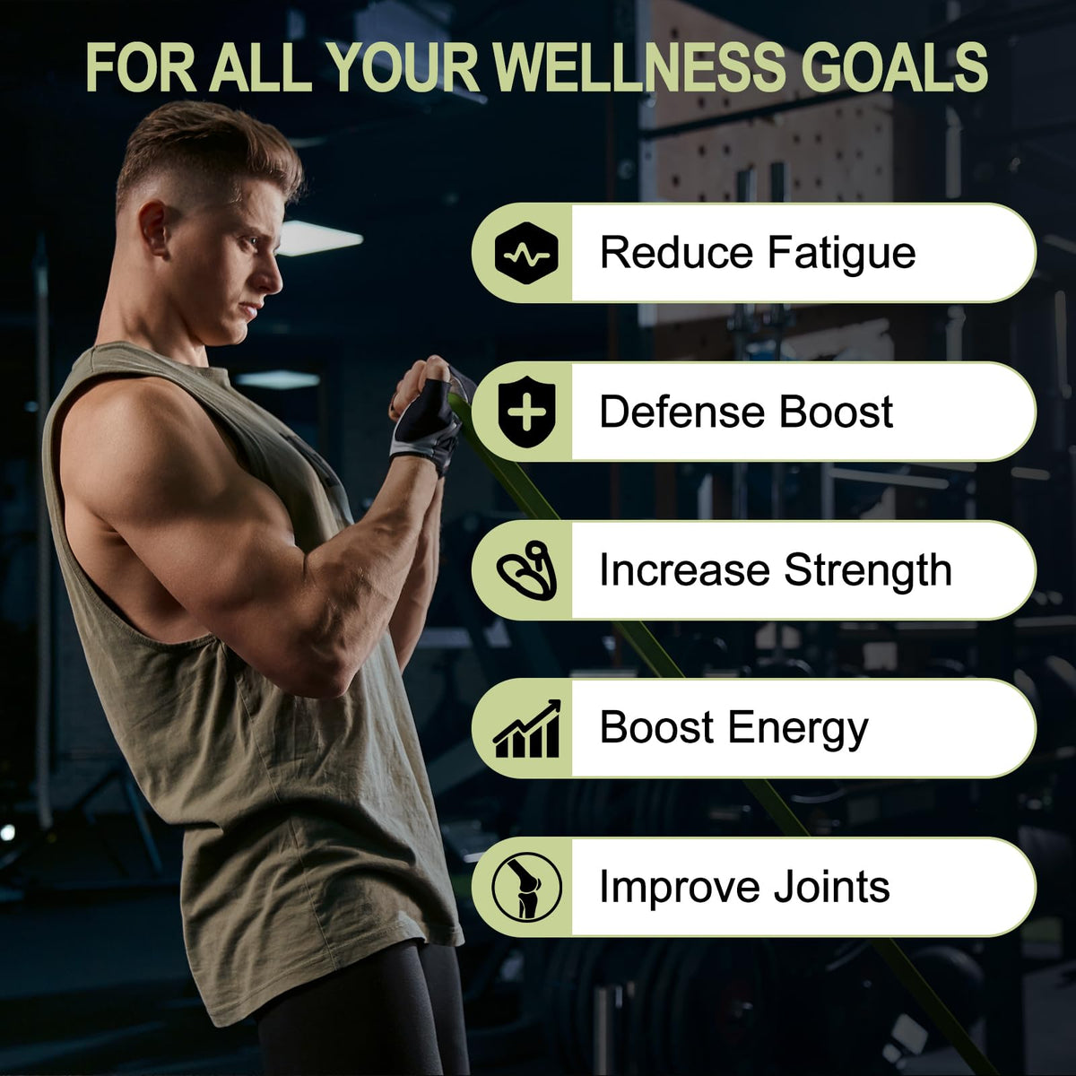 Gummies de Shilajit Tideon 80 Gummies présentées dans une main