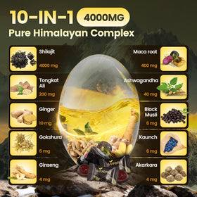 Gummies de Shilajit VivoNu sur une table
