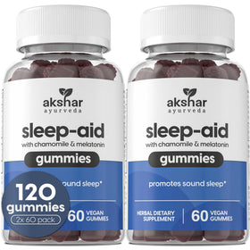 Gummies de Sommeil AKSHAR en pot de 120 unités