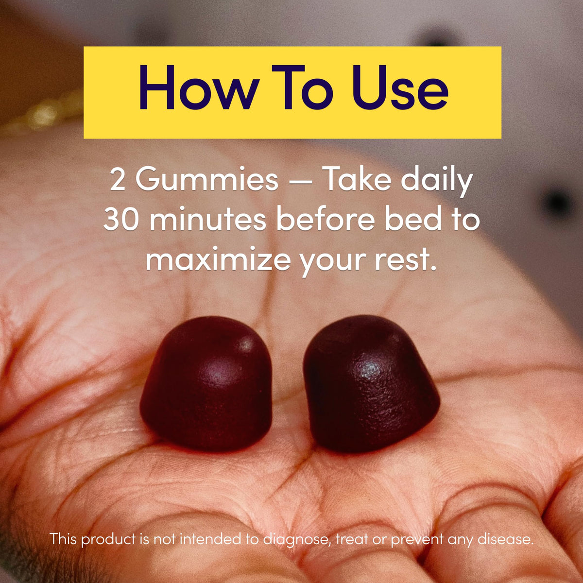 Gummies de Sommeil Black Girl Vitamins, pot ouvert avec gummies à l'intérieur