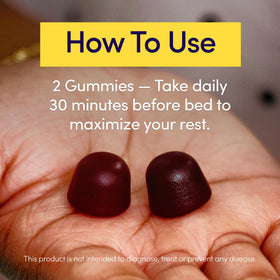 Gummies de Sommeil Black Girl Vitamins, pot ouvert avec gummies à l'intérieur