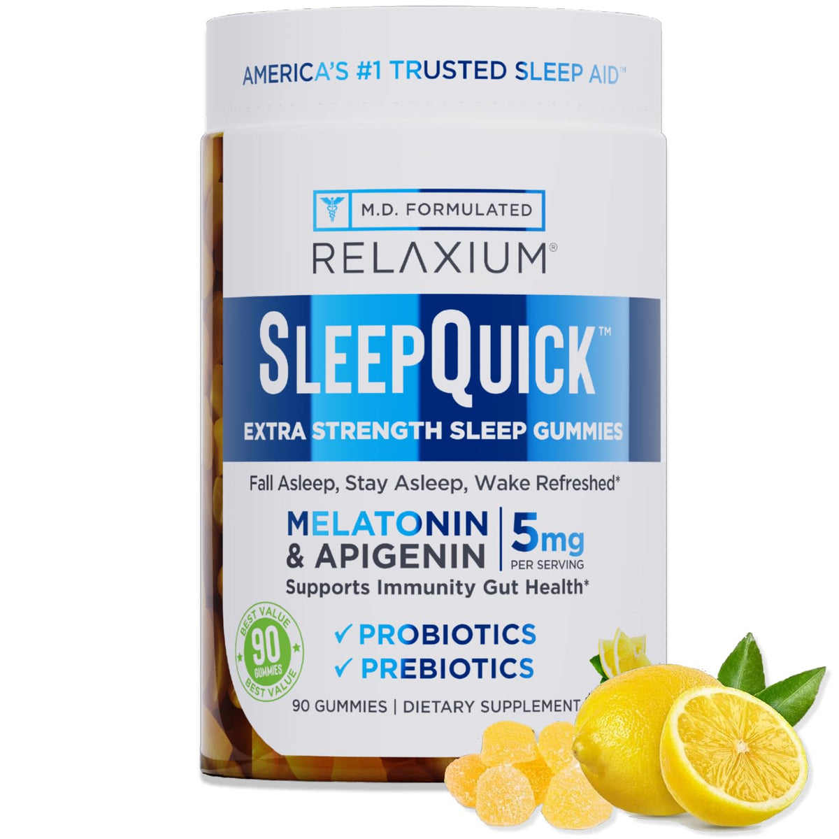 Gummies de Sommeil daily wellness 90 gummies au goût citron