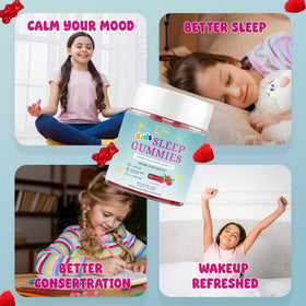 Gummies de sommeil Devoo, mise en scène sur une table