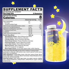 Gummies de Sommeil ELLAMENTZ 60ct saveur myrtille