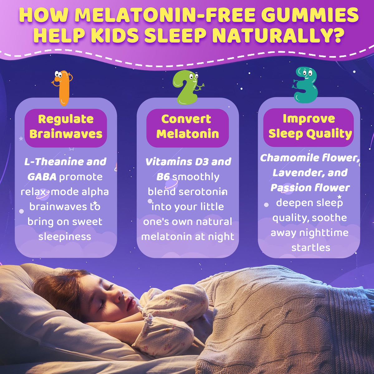 Gummies de Sommeil Enfants EnvyCure ouvertes