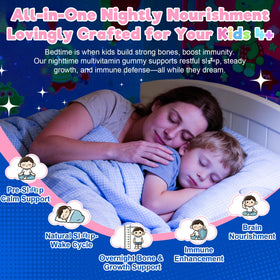 Gummies de sommeil EnvyCure pour enfants, présentation sur une table