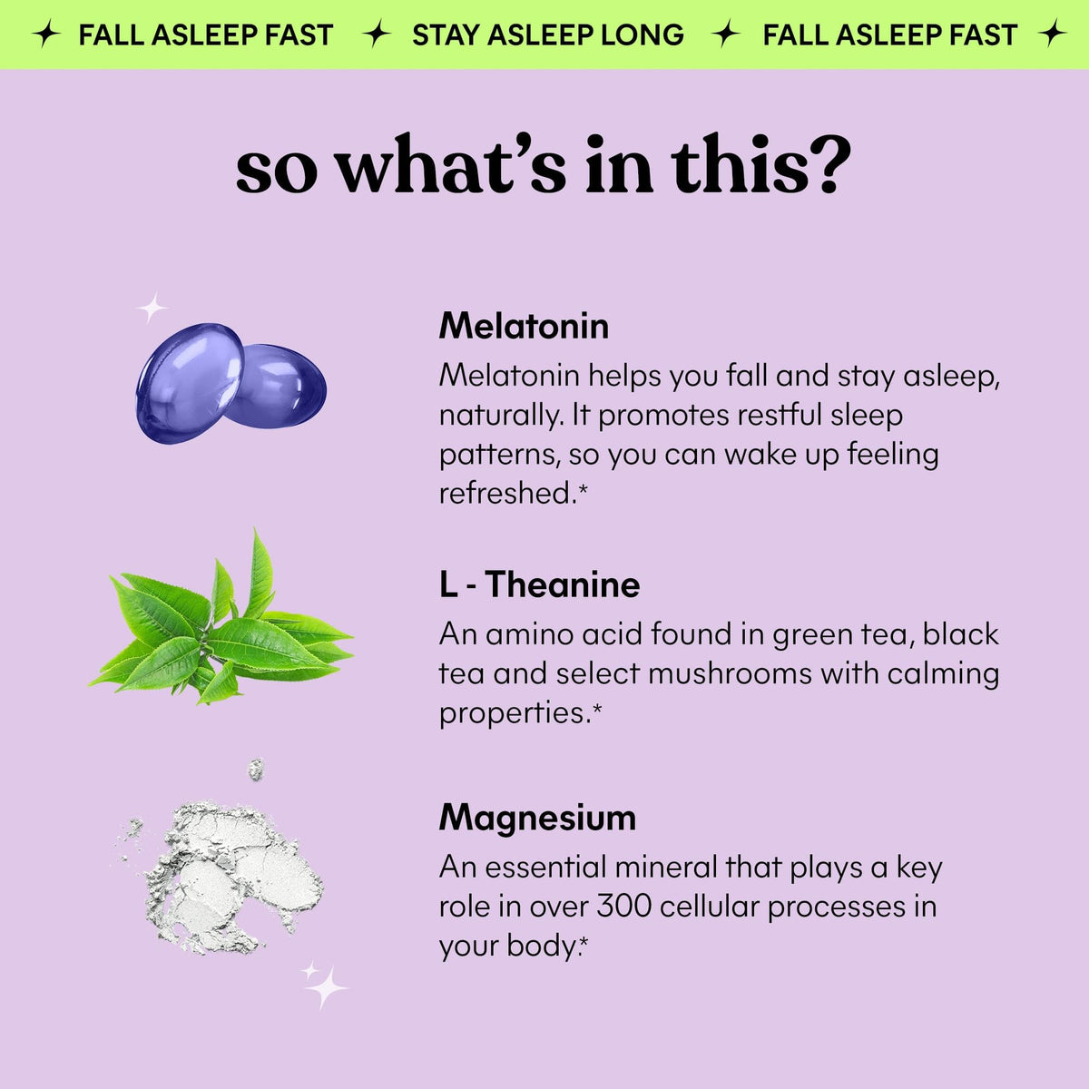 Gummies de sommeil Lemme avec mélange d'herbes en arrière-plan