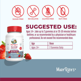 Gummies de sommeil MARYRUTH'S dans une main, montrant la texture