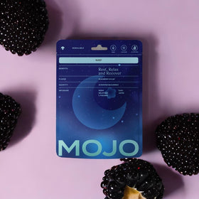 Gummies de Sommeil Mojo - informations nutritionnelles au dos du paquet