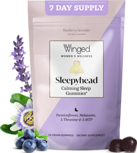 Gummies de Sommeil Naturels Winged Wellness, 14 gummies en boîte