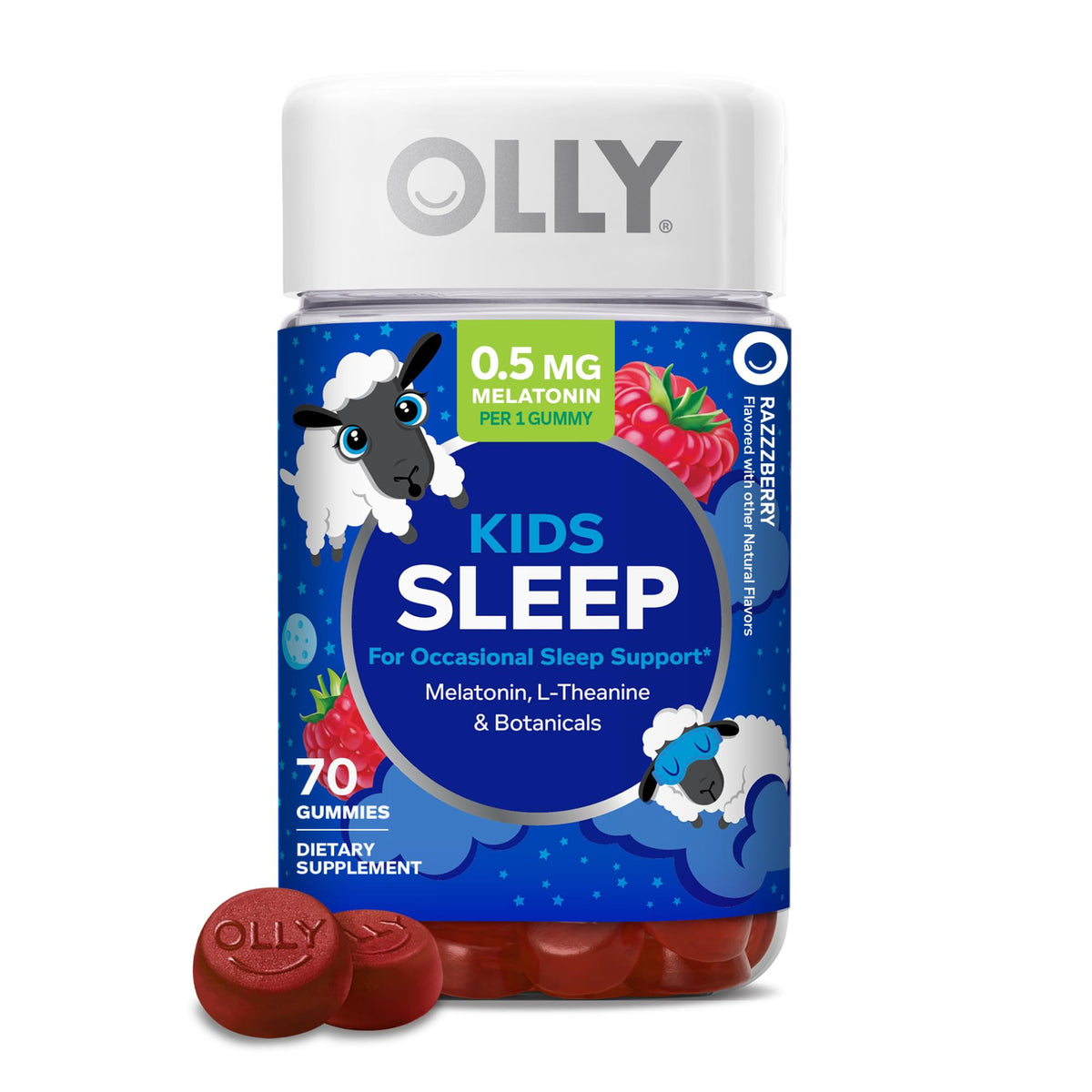 Gummies de sommeil OLLY pour enfants, bouteille de 70 unités