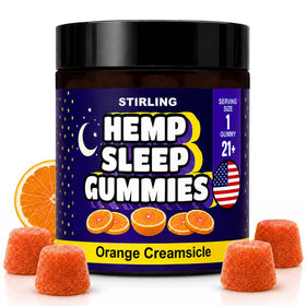Gummies de sommeil STIRLING à l'huile de graines de chanvre, vue de face