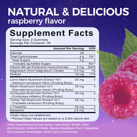 Gummies de sommeil TOGOLIUN DreamOn, présentation sur une table