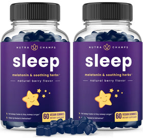 Gummies de Sommeil Vegan NutraChamps 120 unités avec emballage